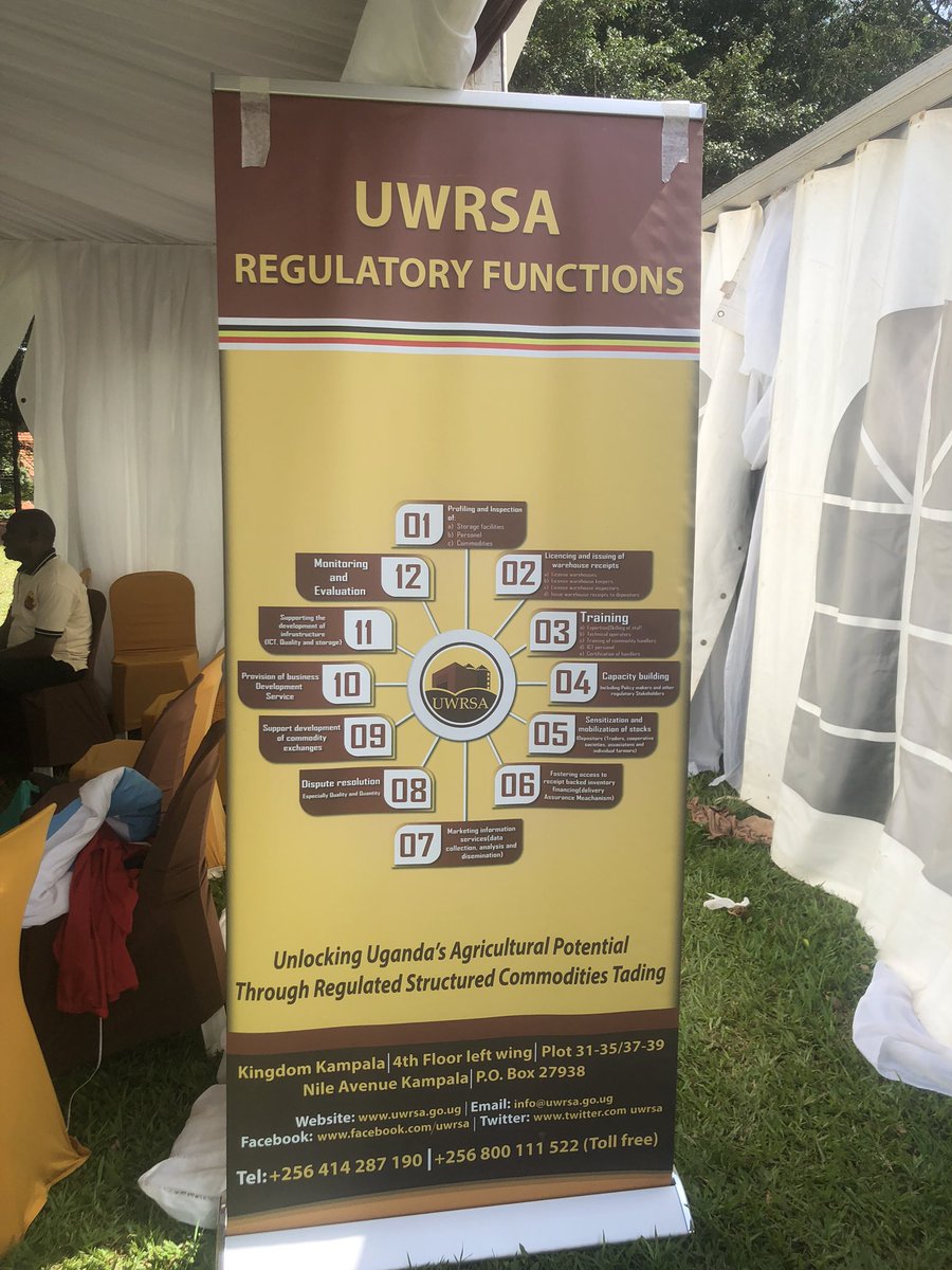 The warehouse receipt system concept is about the use of commodities as collateral against which credit financing can be advanced to the owner of the commodities. 

#HarvestMoneyExpo