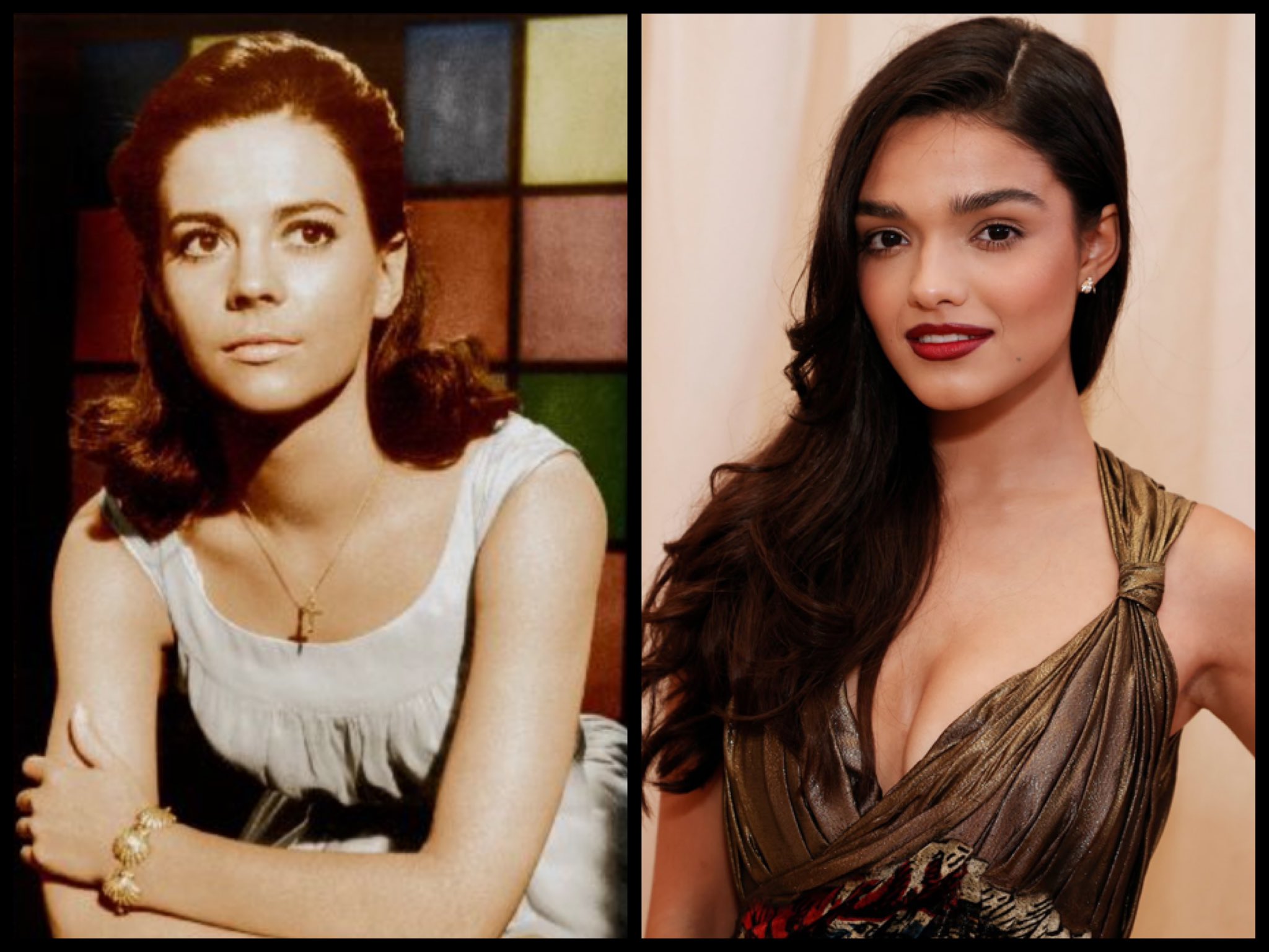 囁き女官の館 あくあ 歴史解説youtuber 左 ナタリー ウッド 右 レイチェル ゼグラー ナタリーは身長152センチ レイチェルは身長157センチ プエルトリコ系移民のマリア役はどうも小柄な設定らしい ウエストサイドストーリー ウエストサイド物語