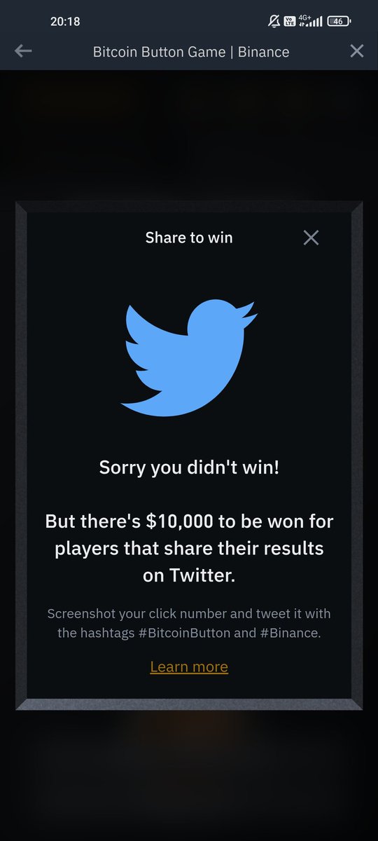 ranggasapta88's tweet photo. Heii smash that button #BitcoinButton and #binance https://t.co/hMbLlKv46T