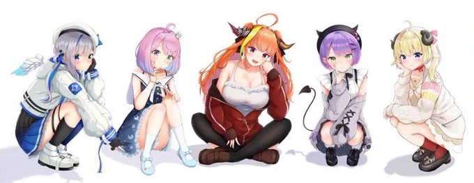 主にホロライブを描かせて頂いてますので是非🙏
 #三連休はフォロワーさんが増える 