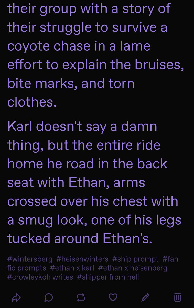 Crowleyk0h's tweet photo. This was so damn long I shoulda just written the damn thing 💀 
#wintersberg #heisenwinters #shipprompt #fanficprompt https://t.co/4zoSUc1Jan