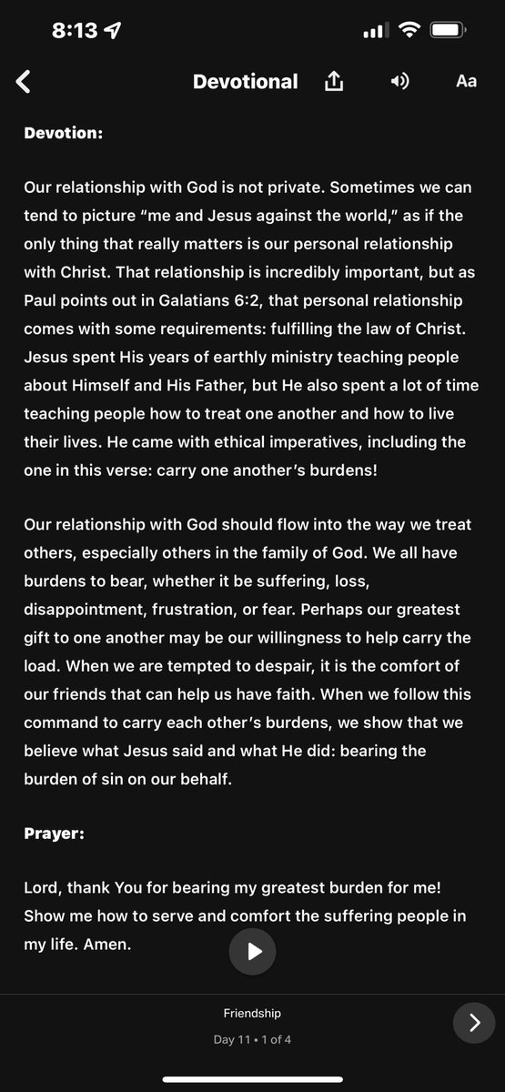 akaCoachAndrews's tweet photo. #SavedSunday 

“Carry each other’s burdens, and in this way you will fulfill the law of Christ.”
Galatians 6:2 

I am my brother’s keeper. Your burden is my burden. Your triumphs are my triumphs. When you eat we all eat. This type of relationship is only for the select few. #TTW https://t.co/tBg3vIT8go