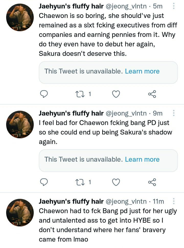 protectkcw's tweet photo. 🚨REPORT AND BLOCK 🚨

>> report under targeted h@rassment and sp@m
>> do NOT engage (please‼️)

🔗 https://t.co/7m0jXmZvjt
🔗 https://t.co/7wKEFY2Eyh
🔗 https://t.co/lqzrnEw9Ab https://t.co/LjFRlN8SFa