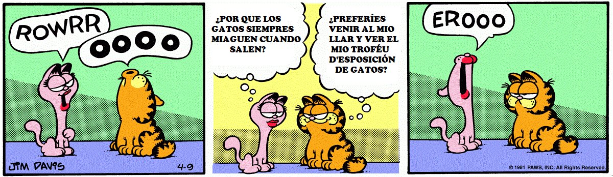 garfieldnastur1's tweet photo. #1026 Viñeta del 9 d'Abril de 1981 https://t.co/kyaVenzfck