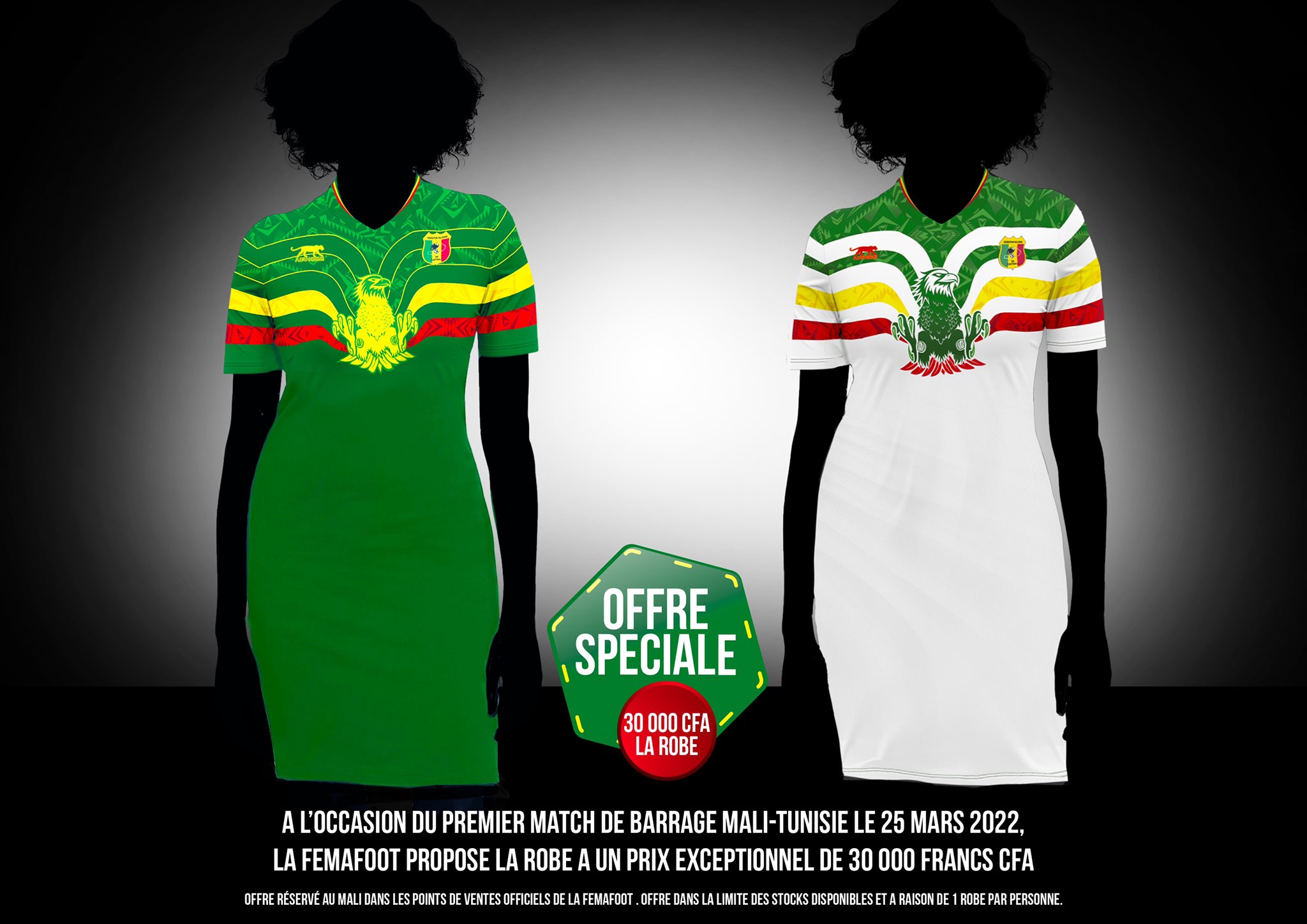 FEMAFOOT on X: #NidDesAigles #OffreSpéciale : Le maillot player original  pour homme et pour femme disponible à la boutique des Aigles au siège de la  Fédération Malienne de Football aux prix unique