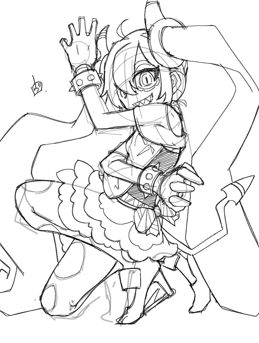 DE:Monstarちゃん・ラフ!😈 