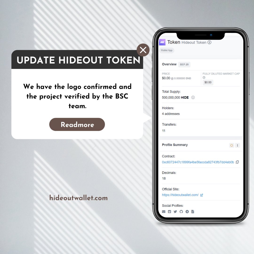 Hideout Wallet tweet media