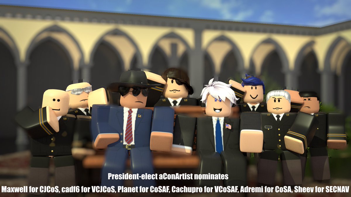 aConArtist1's tweet image. I’m sure we will be able to beat the Russians under the leadership of our new team. I shall nominate:
MaxwellVicario for CJCoS
cadf6 for VCJCoS
Planet_ToxPlane for CoSAF
Cachupro2015 for VCoSAF
AdremiCross for CoSA
Sheev_PalpatineTGR for SECNAV