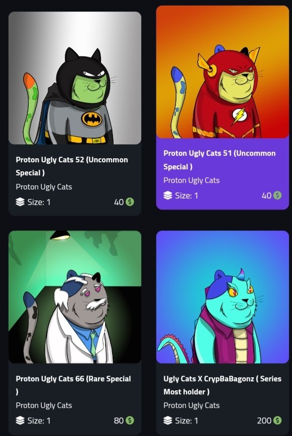 Uglycatssss's tweet photo. Proton Ugly Cats
Resell take it and join our community
Check out our cute Proton Ugly Cats. 69 sales ️

Verified ProNFT ⚛️ ✅
you can buy it at this link 
https://t.co/y3sfaq0pf3

Join our TG community https://t.co/5KaQMgYkpb

#nftcollectors #NFTCommunity #ProNFTmarket https://t.co/u1yJxJQr2F