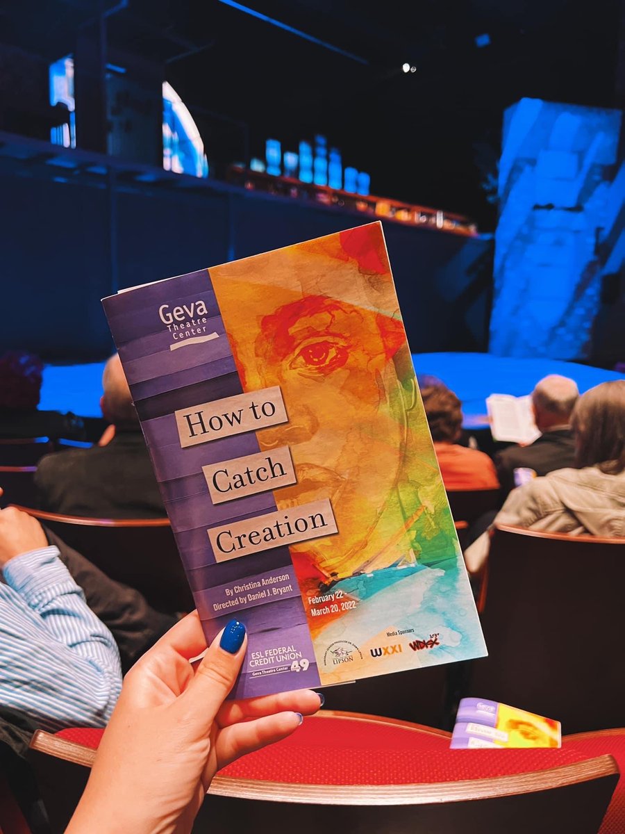 lovejackpearl's tweet photo. Curious, @gevatheatre, were the Tiger pjs worn by Libya Pugh & the Tiger sweater worn by Alex Michael Givens a nod to @mcEd_rocker ‘s alma mater @RITtigers ? Brilliant production! @Roems and I loved every minute of it! #HowToCatchCreation #ROC https://t.co/ihQw77l80S