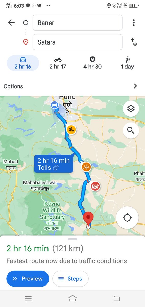 PavanjitMane1's tweet photo. Pune to Satara - 2hrs but 
Satara to Pune - 3hrs 🙁
 #slowtag ka #fasttag ? 

Hon Gadkariji u r taking toll of incomplete highway &amp; its adding 1 hr to our travel time , huge amount of time loss , fuel loss , environmental loss .plz revisit these toll plazas #khedshivapur #anewadi https://t.co/6R4T2yL7Os