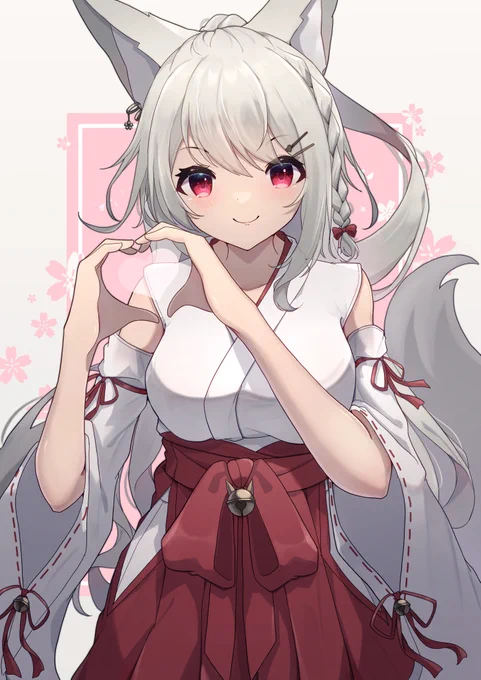 巫女きつね 