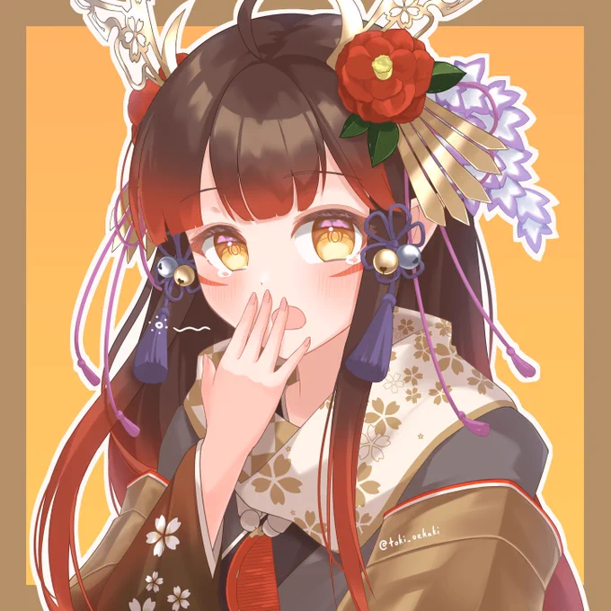 ツバキちゃん #パズドライラスト 