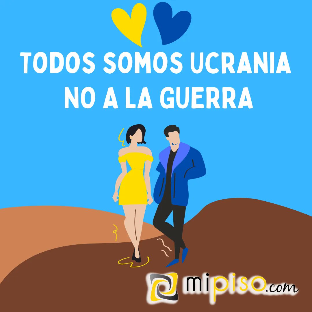 💛 💙 Esperamos y deseamos que esta guerra pare cuanto antes.
👍 Todo nuestro apoyo y energía
#noalaguerra #mundojusto #sialapaz #realtor