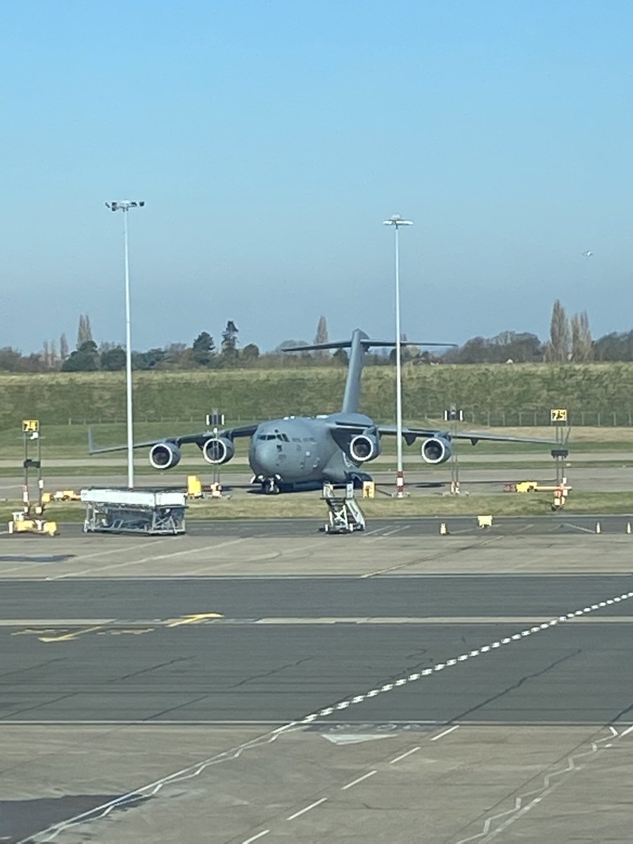 It was great to see @99Sqn lovely C17 at BHX😍👌🏼