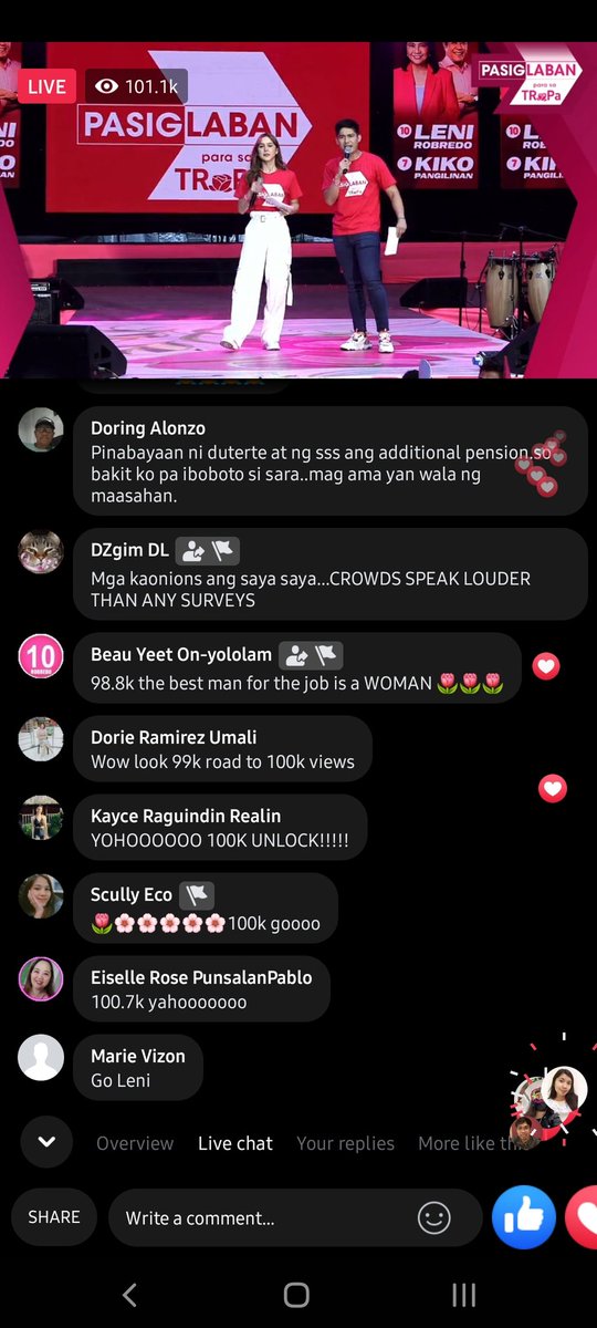 stella_jcn's tweet photo. @juanderxx_ Now at 101k na. #PasigLaban https://t.co/dfM242I0Mj