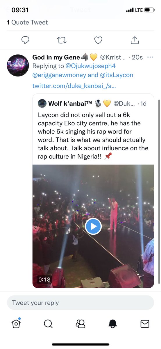 Krristar1's tweet photo. Before u mistake clout chasing to relevance this was dec28th #iCONFest. It’s always those their favorite didn’t win d show have d most to say about d winners not been relevant.Laycon is now in music conversations. https://t.co/ATPBBSSakt