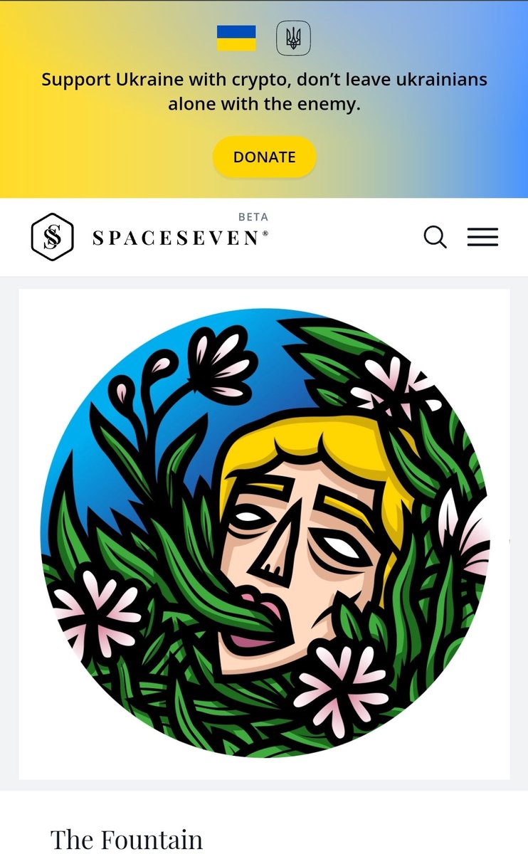 Mario__Bruno's tweet photo. The Fountain.

Art by Iwan Smith.
https://t.co/MgSBmxmKYV

I see this art and I only think of growth and freshness.

#Concordium #ccd #Spaceseven #NFTs #ETH #NFTCommunity #NFTdrop #NFTGiveaway #blockchain #Solana #Discord https://t.co/ngNfoNjK4g