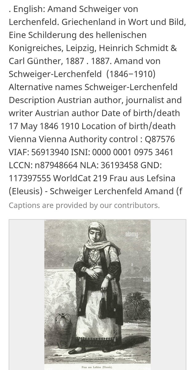 PbM67693226's tweet photo. @cicciolonee @Enkelejda117 The Bavarian German Author Amand von Schweiger-Lerchenfeld LIES IN HIS BOOK and hides the real ethnicity of the Albanian🇦🇱 woman with traditional dresses. There is a big WHY??? Who are the real Greeks?!
#Creation of #FakeGreece https://t.co/OulE3T9VCc