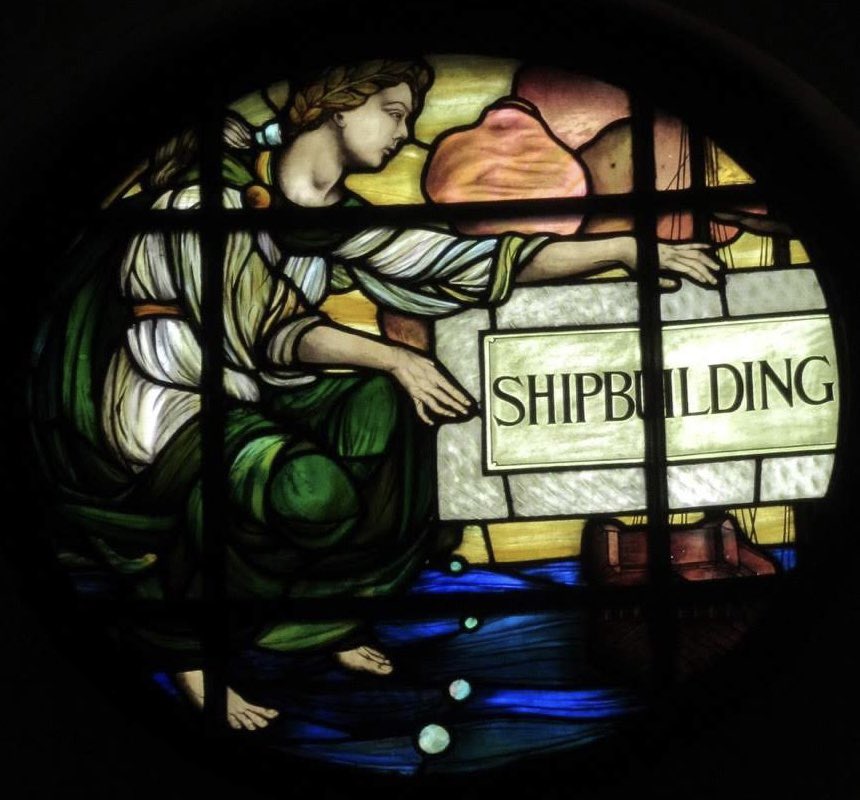 jeelyeater1's tweet photo. #StainedGlassSunday From the Clydeport building, Glasgow, by #StephenAdam https://t.co/mzAzWs6NKa