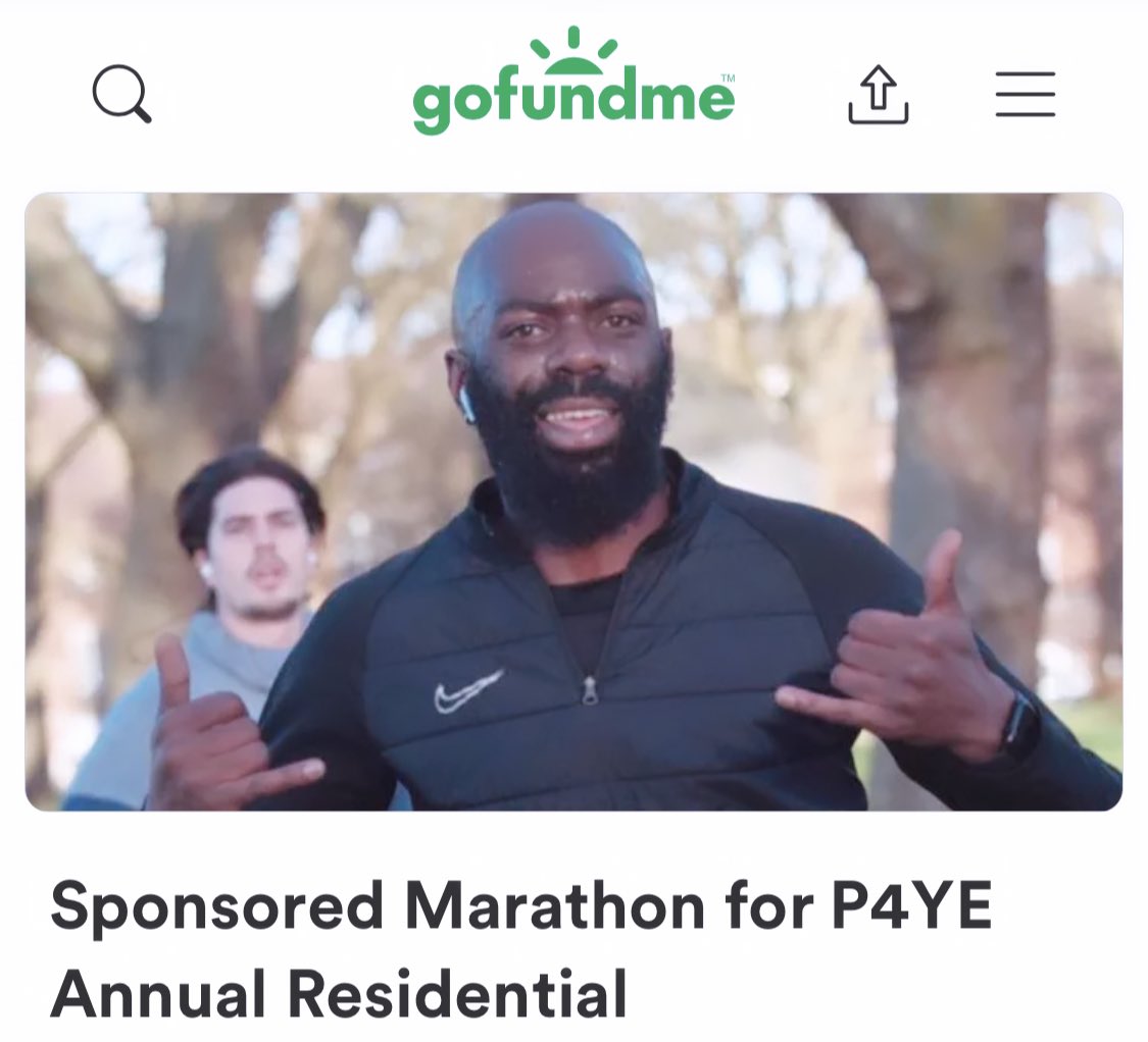 P4YE_'s tweet photo. Co-Founder David will be running the Brighton Marathon on April 10th to raise funds for our annual weekend residential trip. Please support us if you are in a position to do so. #BrightonMarathon #Marathon #P4YE #Fundraiser https://t.co/F42xIBnkVX