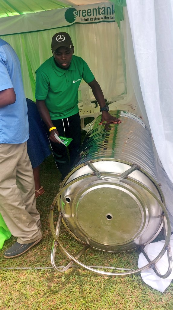 newvisionwire's tweet photo. Water storage is key at home and for any business but how do you preserve clean water for a longer period?

@green_tanks is the solution.

Find them at #HarvestMoneyExpo https://t.co/wo7tVWt0FE