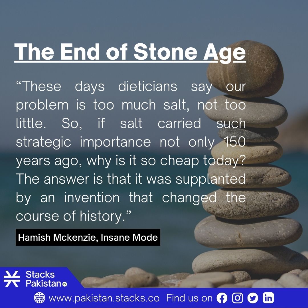 StacksPakistan's tweet photo. “These days dieticians say our problem is too much salt, not too little. So, if salt carried such strategic importance not only 150 years ago, why is it so cheap today?”
Hamish Mckenzie, Insane Mode
https://t.co/398vfFIzcw
#StacksPakistan #OwnYourInternet #StacksBlogs https://t.co/fOrUwWRc1L