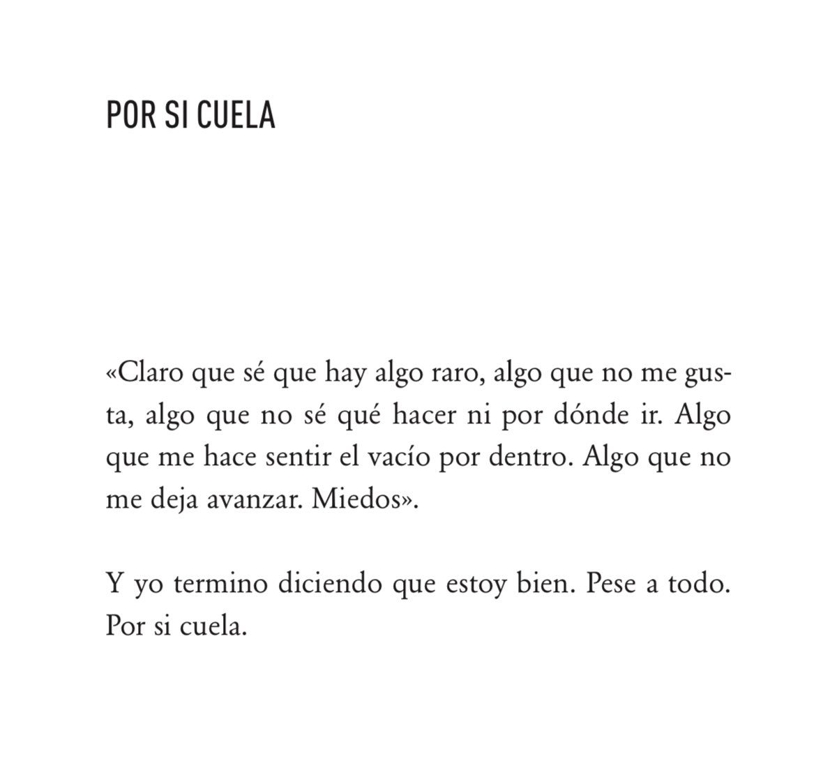 Por si cuela este domingo.