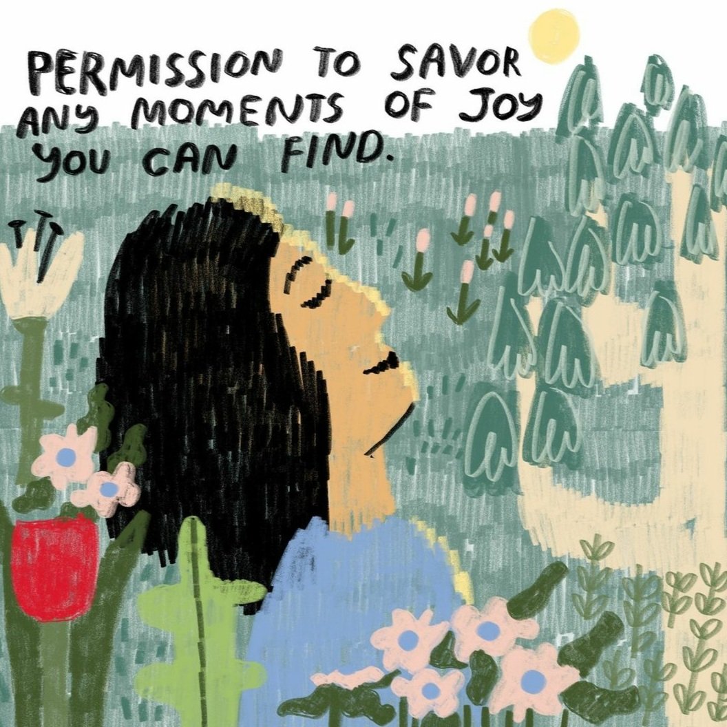 NetwrkWellbeing's tweet photo. "Joy doesn't betray but sustains activism" @RebeccaSolnit.

This #InternationalDayOfHappiness we love @actionhappiness call: #ChooseToHelp.

Part of this is sustaining your actions w/ "permission to savor any moments of joy you can find" (📸 @peopleiveloved)

#WellbeingTogether https://t.co/BAiFvhQedG