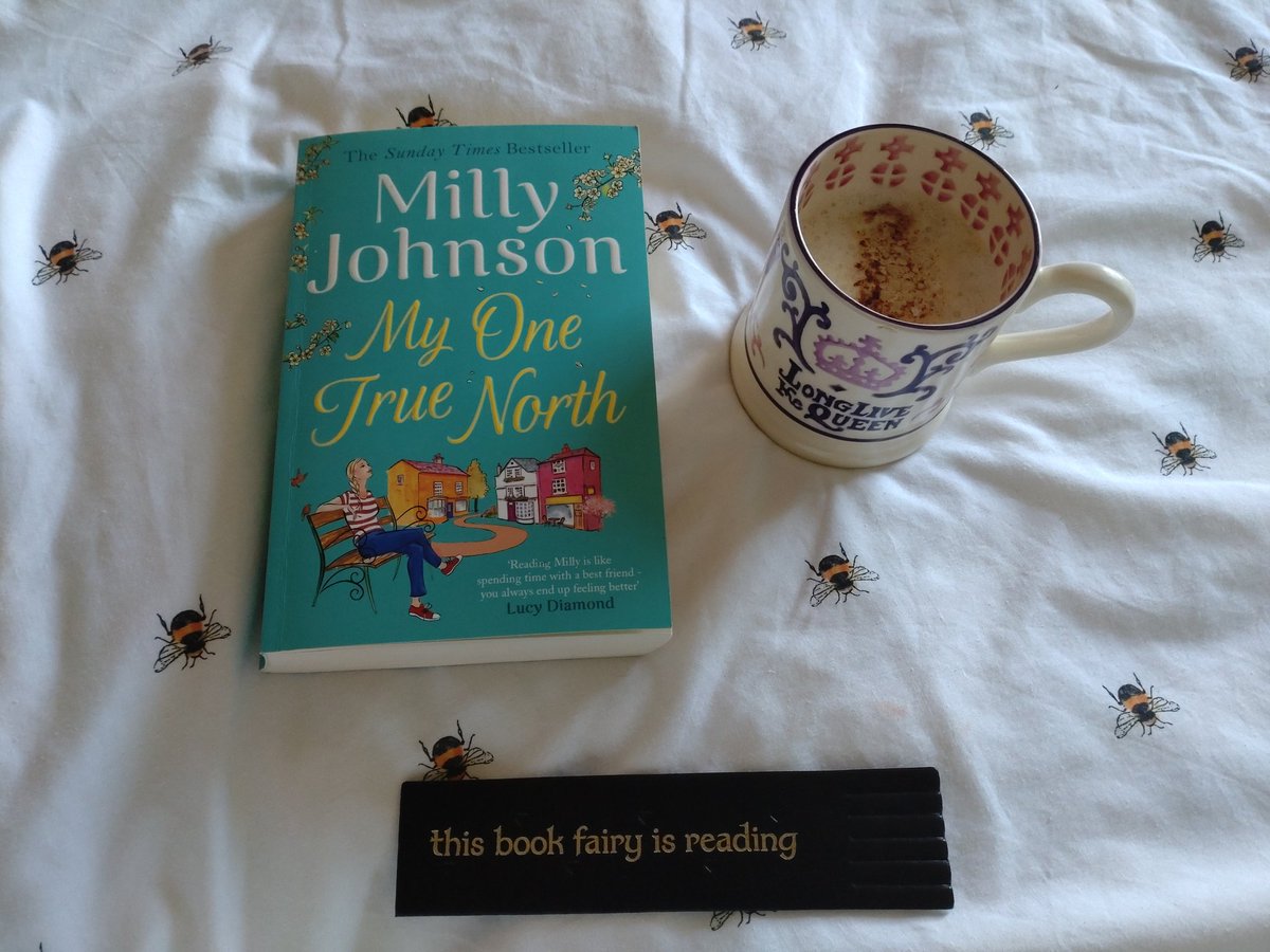 _AnnaBlight's tweet photo. Staring off my Sunday in my happy place - reading in bed.
#ThisBookFairyIsReading My One True North by @millyjohnson
#InternationalDayOfHappiness
#ShowYourFirstPage https://t.co/UuhlGKbXUy