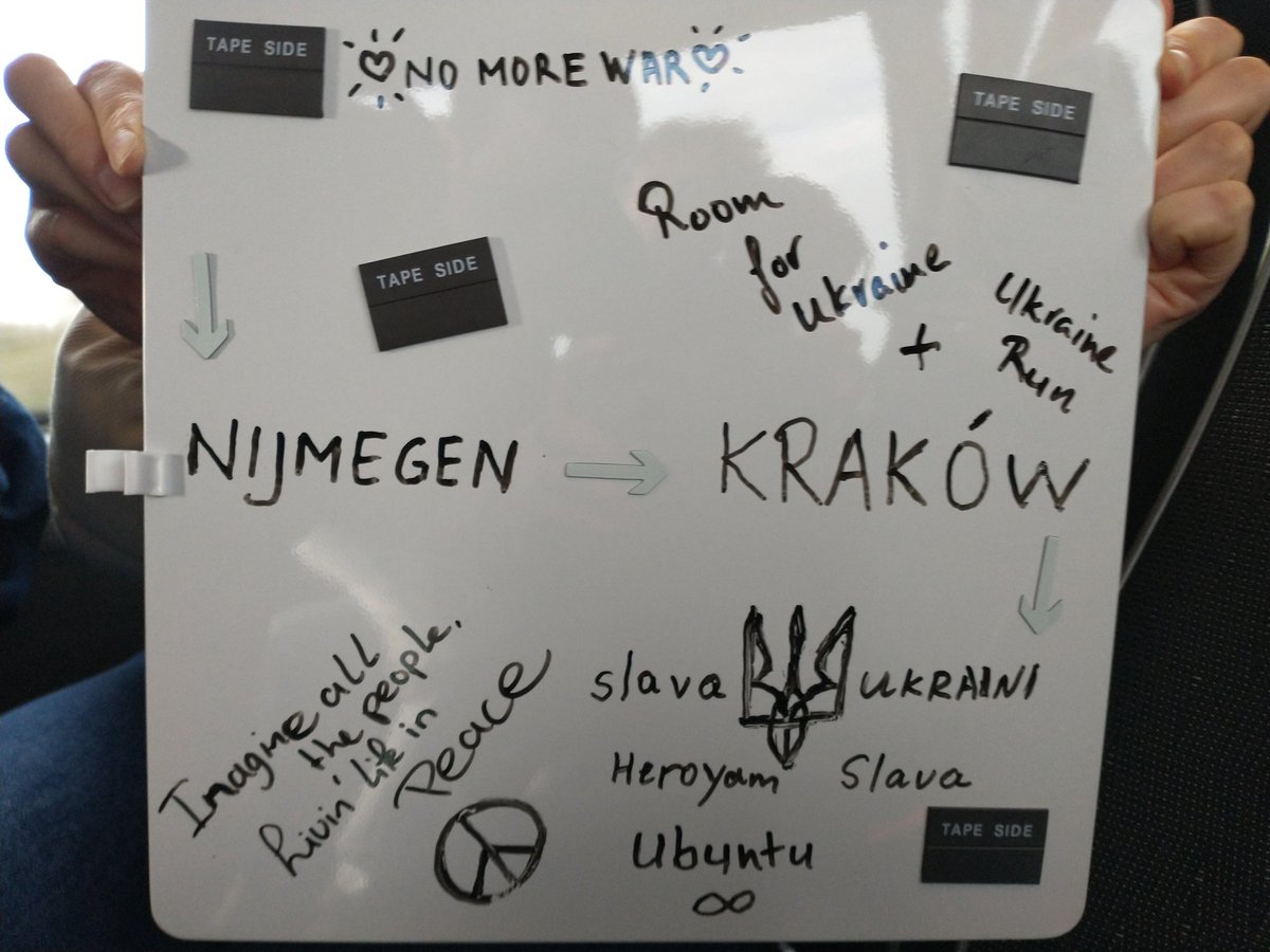 RoomforUkraine's tweet photo. We are on the move! From Nijmegen 🇳🇱 to Kraków 🇵🇱 to pick up refugees from 🇺🇦 and house them in the Netherlands. We are with 2 translators from Ukraine, 2 journalists @DeGroene and Jennifer and Louis. We bring lots of food, drinks and toys. 🙏 ✌️🚍 https://t.co/bagsNk4s92