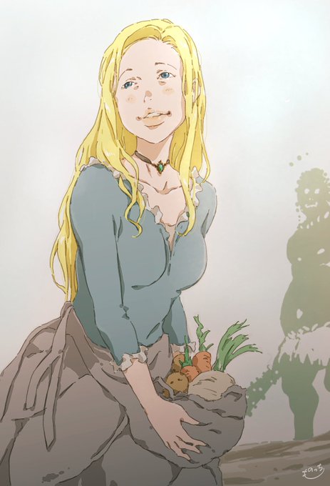 村でちょっと人気の女の子 