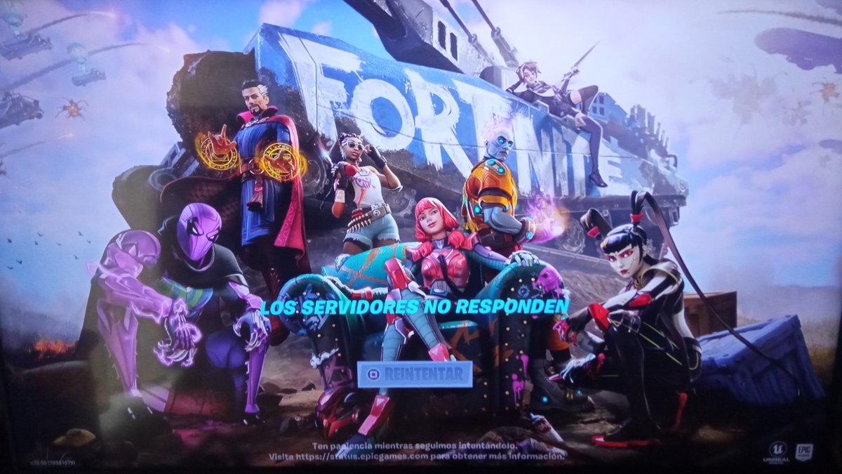 ladyvendetta84's tweet photo. @FortniteStatus dicen que todo está bien
Pero en realidad no... 🥺😭 https://t.co/hQqBDPc8Hy