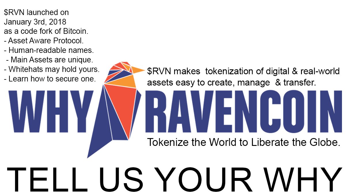 WhyRavencoin #TokenizeTheWorld & #LiberateTheGlobe tweet media