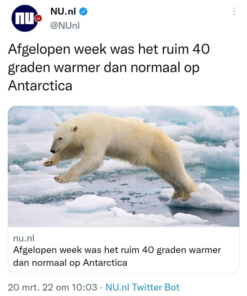 Sandervandam2's tweet photo. Op Antartica leven geen ijsberen, stelletje nitwits. https://t.co/HDiaKYBRbW