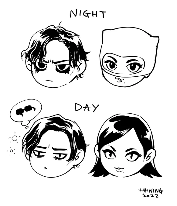 doodles of #thebatman 