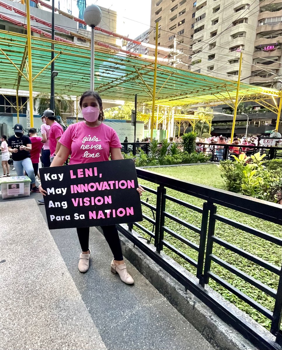 joieccruz's tweet photo. Nakakakilabot ang dami ng tao dito sa PasigLaban!
May nanalo na!!! πΈπ
#EmeraldAve
#Kakampink
#PasigLaban
#PasigForLeniKiko https://t.co/dX0yxxpnOx