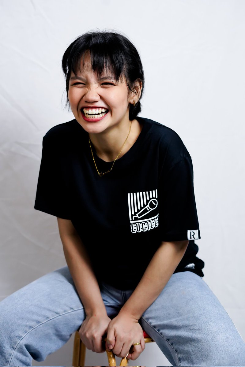 rocepparelyn's tweet photo. Sharing one of our favorite photo of Rocelyn wearing her Lucille shirt. Look how happy our girl is 💛 

Enjoy your Sunday, Roses! Hope you're all doing fine 💛
#HappySunday https://t.co/fiJK6aAAER
