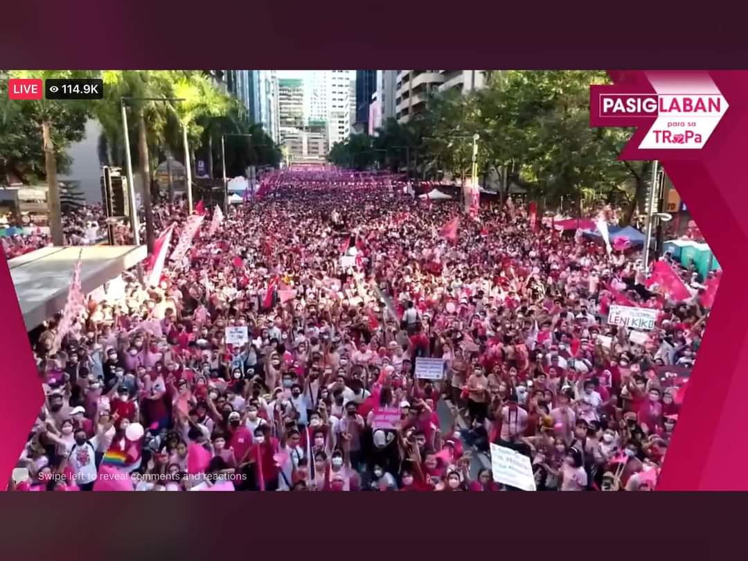 Prof_LFYA's tweet photo. #PasigLaban #PayanigSaPasig #LeniKikoAllTheWay #LeniRobredoForPresident #LeniKikoTeam2022 #AngatBuhayLahatKayLeni #GobyernongTapatAngatBuhayLahat https://t.co/Axzh6C7VYp