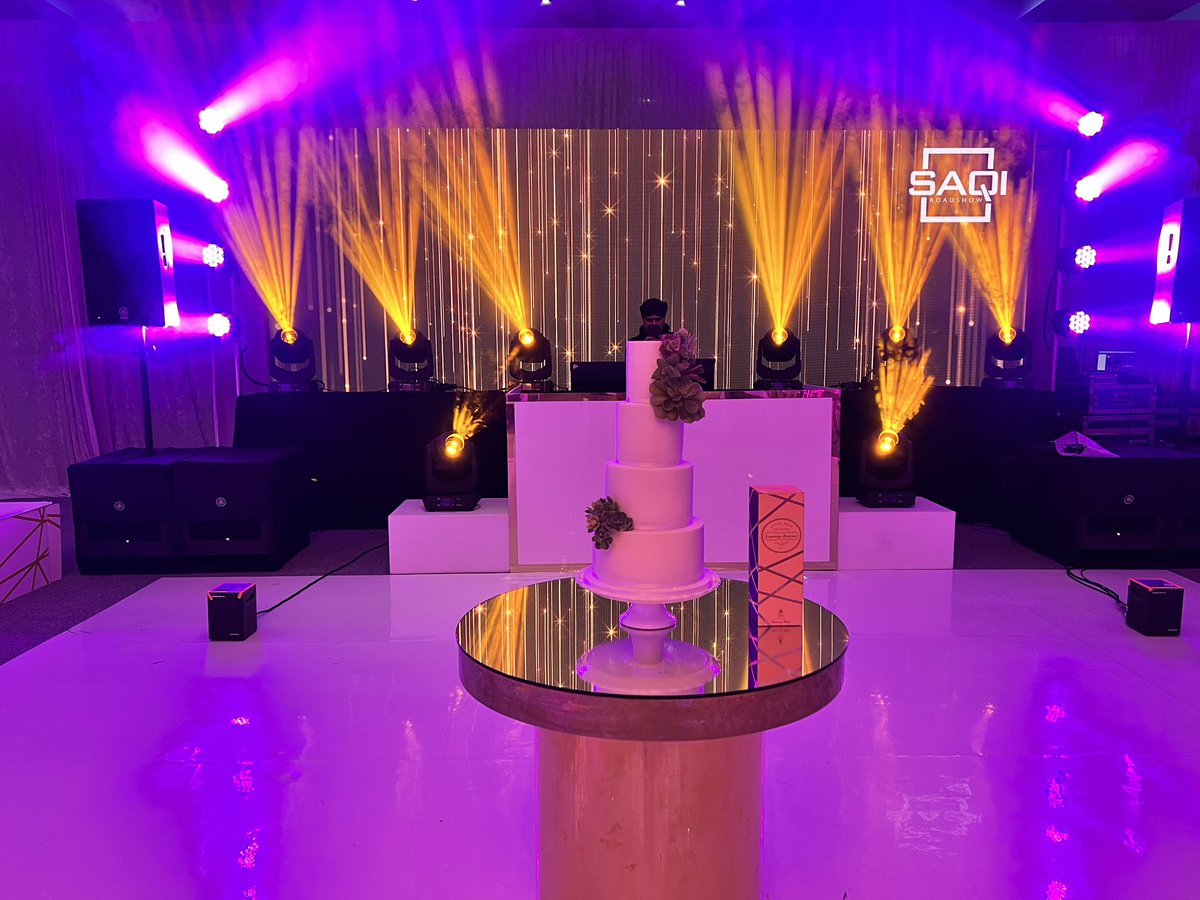 AmarjitMarva's tweet photo. Yesterdays event from start to the completing the build. #iPhone13ProMax #SaqiRoadshow #Indianwedding #P2AV #PurpleSquareAV https://t.co/dr8H4eIgdt