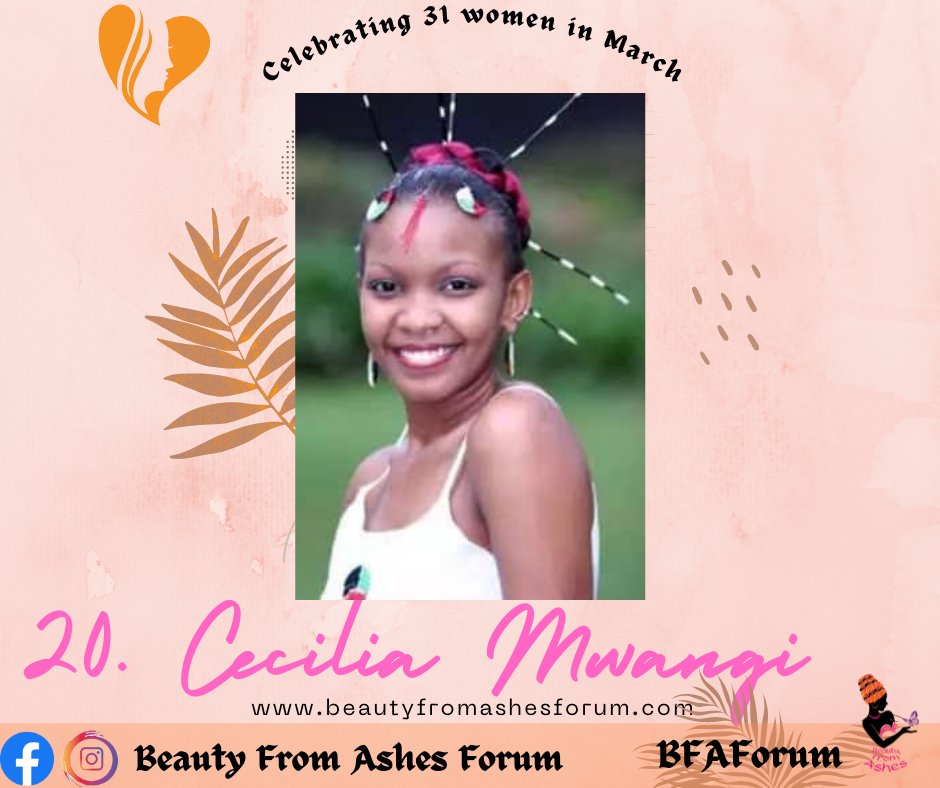 BFAForum's tweet photo. 🌹Cecilia Mwangi, Miss World Kenya 2005, is currently pursuing a degree in Computer technology at JKUAT.
🌹Read all about her: https://t.co/Uu1iToLclW
#sundayvibes  #BFAForum #celebratingwomen https://t.co/M7EYqH1Oab
