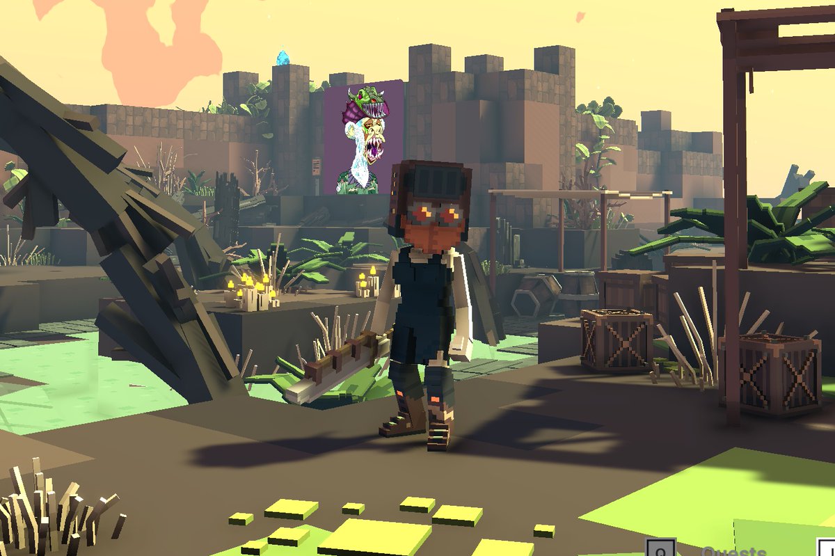 Scaddy14's tweet photo. @TheSandboxGame Locked and loaded #SandboxAlphaS2Contest $SAND #SandboxAlphaS2 Let's get it started! https://t.co/ia1dQEAnHw
