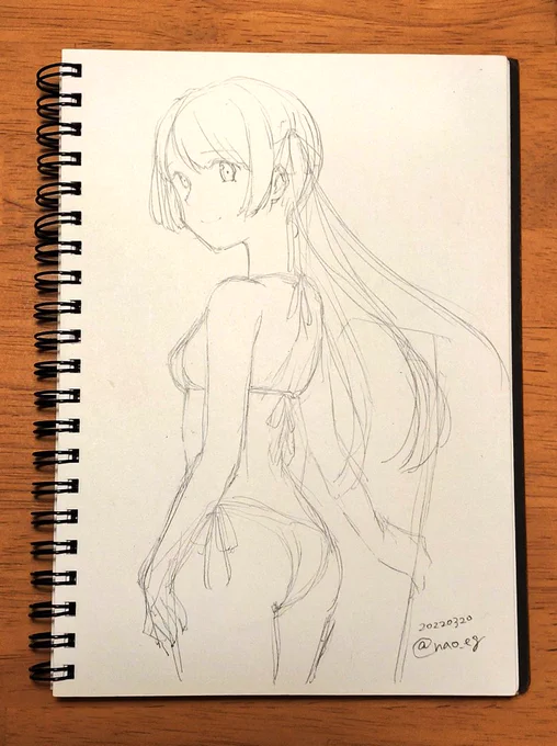 ポーズの模索 