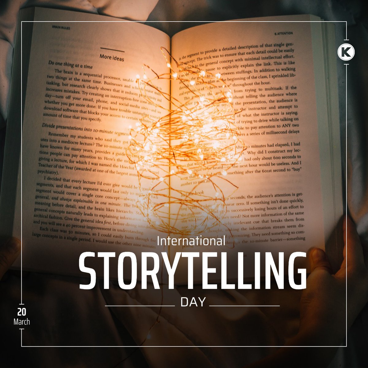 R_abs's tweet photo. On the ‘International Storytelling’ day today, let’s remember the master storytellers of all times and celebrate their craft.
Read the complete post here: https://t.co/7xkyTON6he
#storytelling
#storytellingwithdata
#businessstorytelling
#knoledge
#presoexcellence https://t.co/WhvrQAiluD