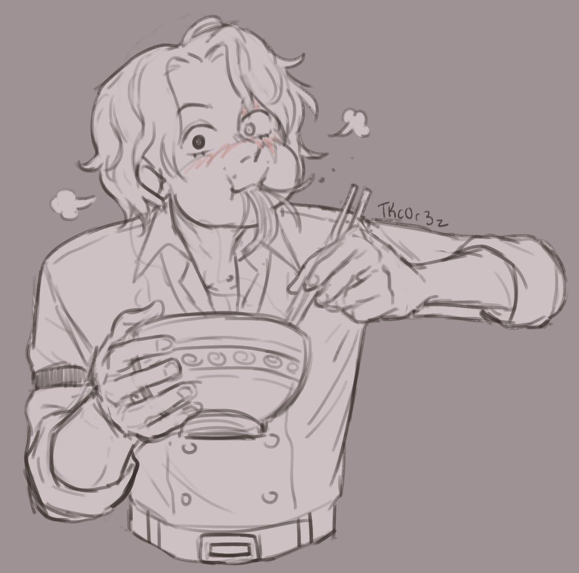 tkc0r3z's tweet photo. Sabos favourite food is ramen share with a friend this important Sabo fact

#sabo #ONEPIECE https://t.co/SgylX0gWQN