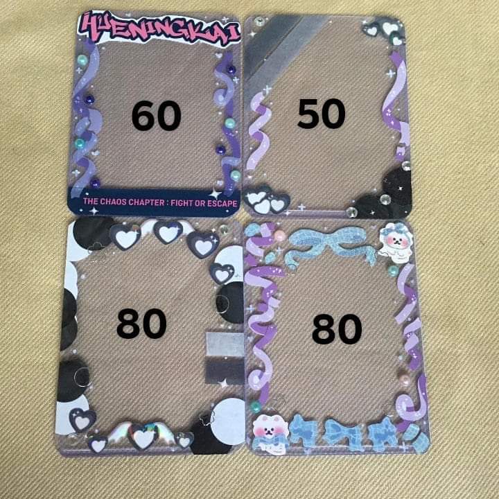txt4_lfx's tweet photo. ꧁wts lfb deco toploaders꧂
for more solo pics dm me! 
mine/dm
shopee cod is available
mop: shopee checkout/gcash
mod: jnt
no pf ! https://t.co/Y6CPfpDN9T