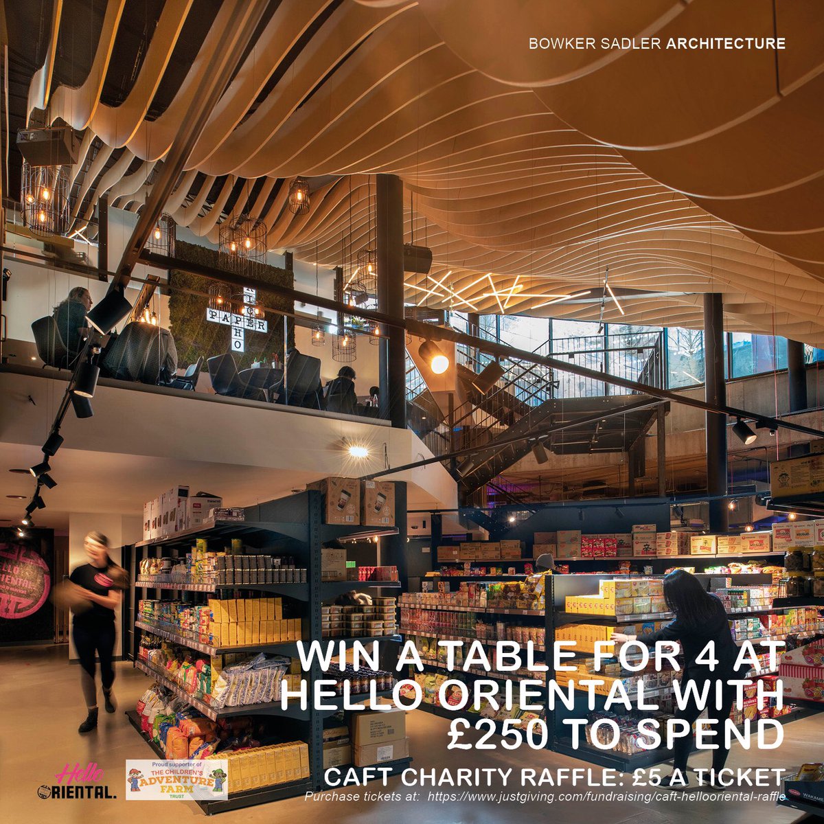 Anita_Chan_'s tweet photo. @CityLifeManc If you haven’t visited @HelloOriental yet, @BowkerSadler are raffling tickets to win £250 to spend there.Only £5/ticket &amp; you would be supporting a great #charity @CAFTcharity Good luck! https://t.co/maLVxDPpCY