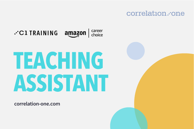philipobiorah's tweet photo. I am delighted to join #CorrelationOne as a Data Analytics Teaching Assistant in the Amazon Career Choice Data Analytics program. I would be a player on the team responsible for training Amazon frontline employees in data analytics to enable them to skill up. #dataanalytics https://t.co/v828aQKpve