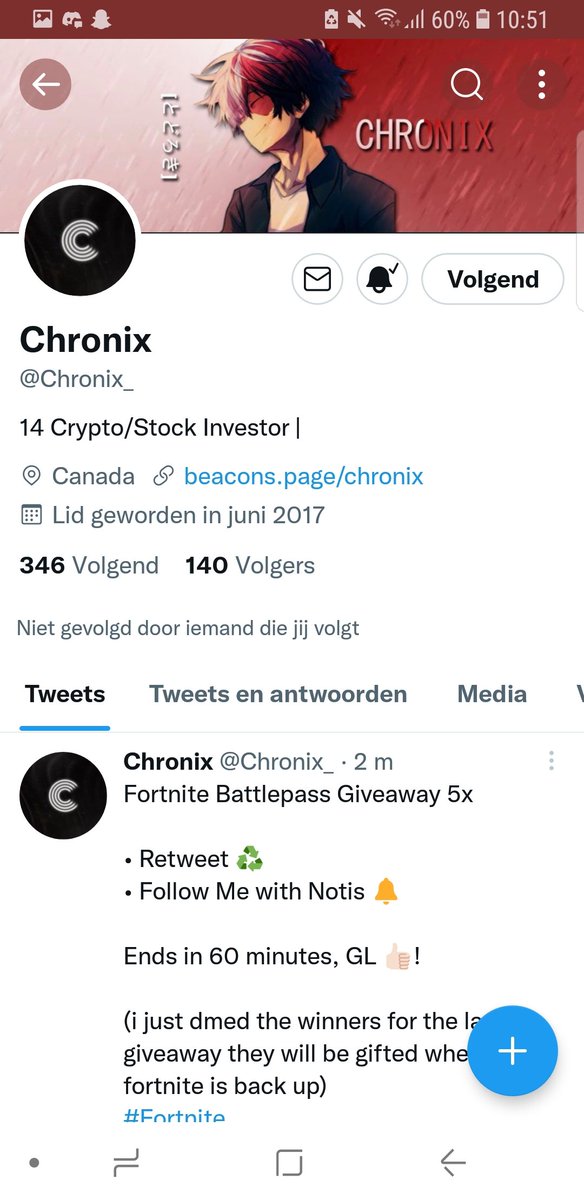 NNNALYDDD's tweet photo. @Chronix_ Did it with notif too! Hope I win (and rtwed ofc)😁 https://t.co/OJ1LUTwaB8