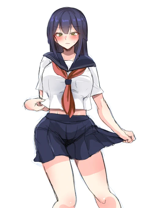 大学生szrnパツパツ中学生服 